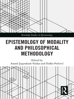 cover image of Epistemology of Modality and Philosophical Methodology